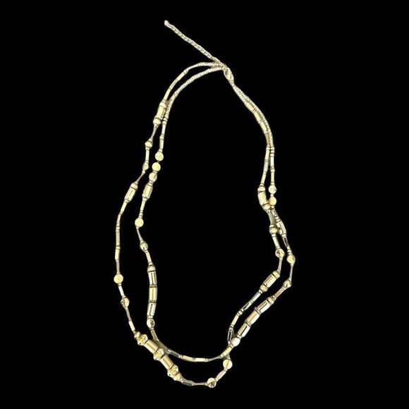 Chicos Goldtone Extra Long Necklace - Picture 1 of 5